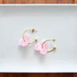 Magnolia Hoops - Pink