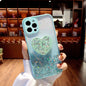 Buy 1 Get 1 Free Sequins Glitter Case with Love Stand for iPhone