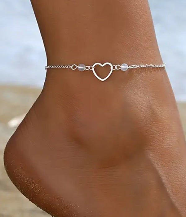 HEART ANKLET
